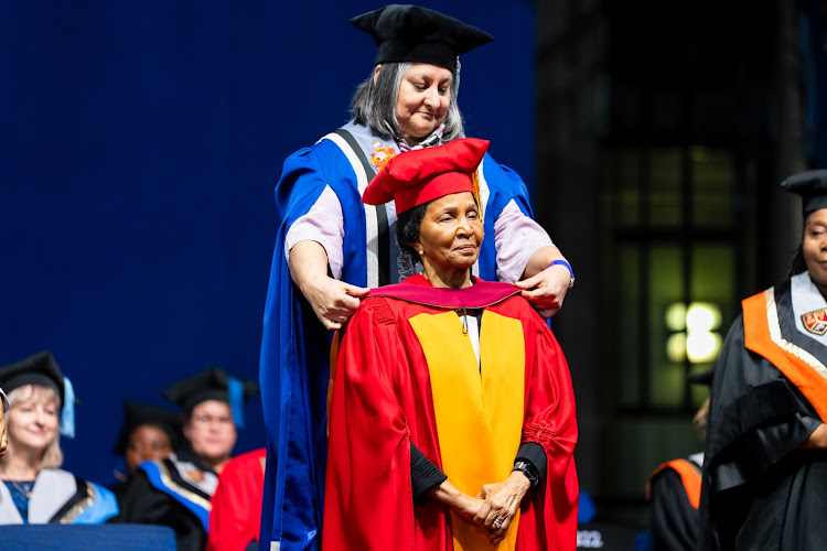 A Life of Service Celebrated: Zanele Mbeki Receives Honorary Doctorate from Wits University